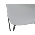 thumbnail image 3 of Chintaly Contemporary Curved-Back Side Chair W/ Sled Base - 2 Per Box, 3 of 5