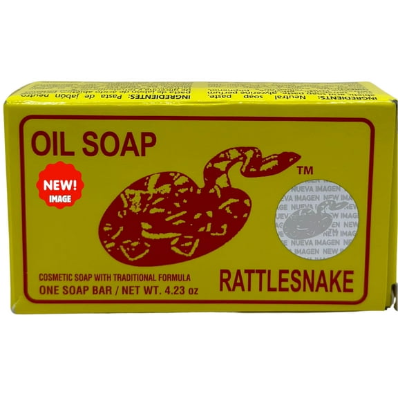 Jabon de aceite de vibora de cascabel (140g) jabon para la cara y todo el cuerpo- Ayuda a eliminar el acne y paño/Rattlesnake soap (4.93 (1) C35