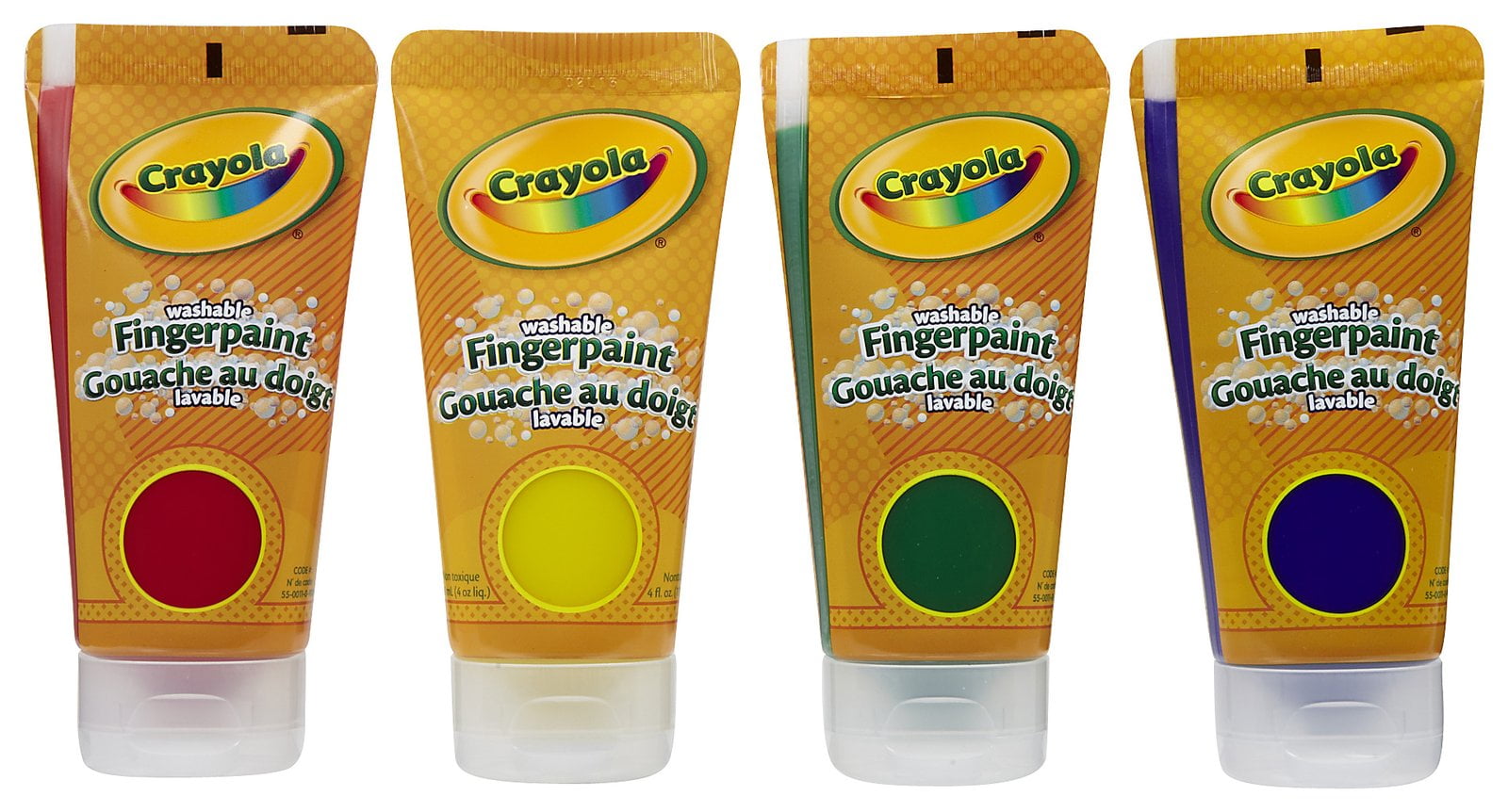 Crayola Washable Fingerpaint Pack 4 Assorted Bold Colors Oz Crayola Washable Fingerpaint Pack 4 Assorted Bold Colors Oz S Com