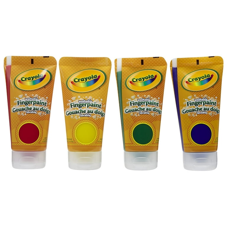 Crayola Assorted Bold Colors Washable Fingerpaint 4 CT