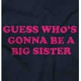 thumbnail image 2 of Guess A Big Sister Older Family Siblings Youth T Shirt Tee Girls Infant Toddler Brisco Brands 18M, 2 of 5
