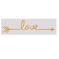 thumbnail image 4 of Etiqueta Engomada de Del Amor PVC Vinilo Adhesivo Mural de Cartel Papel Tapiz para Dormitorio Sala naranja, 4 of 5