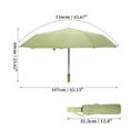 thumbnail image 2 of Unique Bargains Automatic Collapsible Windproof Folding Umbrella Green, 2 of 6