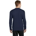 thumbnail image 2 of Sport-Tek RacerMesh Long Sleeve Tee (ST340LS) True Navy, 4XL, 2 of 2