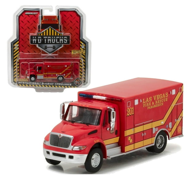 GREENLIGHT 164 H.D. TRUCKS SERIES 9 2013 DURASTAR AMBULANCE LAS