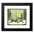 thumbnail image 2 of Julie de Graag 14x12 Black Modern Framed Museum Art Print Titled - Sprinkhaan (1918), 2 of 5