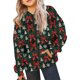 thumbnail image 4 of Sudadera con capucha para niñas y niños, sudadera de manga larga con cuello redondo y estampado de moda, jersey con bolsillo, sudadera de poliéster para niñas, 4 of 8