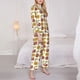 thumbnail image 3 of Fotbe Sunflowers And Skull Conjunto de Pijama de Manga Larga para Mujer con Estampado, Ropa de Dormir de 2 Piezas, Conjunto de Casa Suave y Cómodo con Bolsillos-Small, 3 of 7