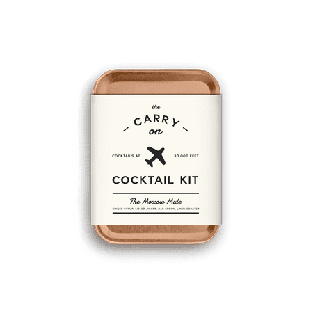 W&P MAS-CARRYKIT-MM Carry on Cocktail Kit, Moscow Mule, Travel Kit for Drinks on the Go, Craft Cocktails, TSA