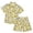 White1864, variant on HAYIMI Lapel Outfit Sets Boy's Summer Casual Short Sleeved Shirt And Shorts Banana Printed Fashion Party Clothes Sets for Special Occasion