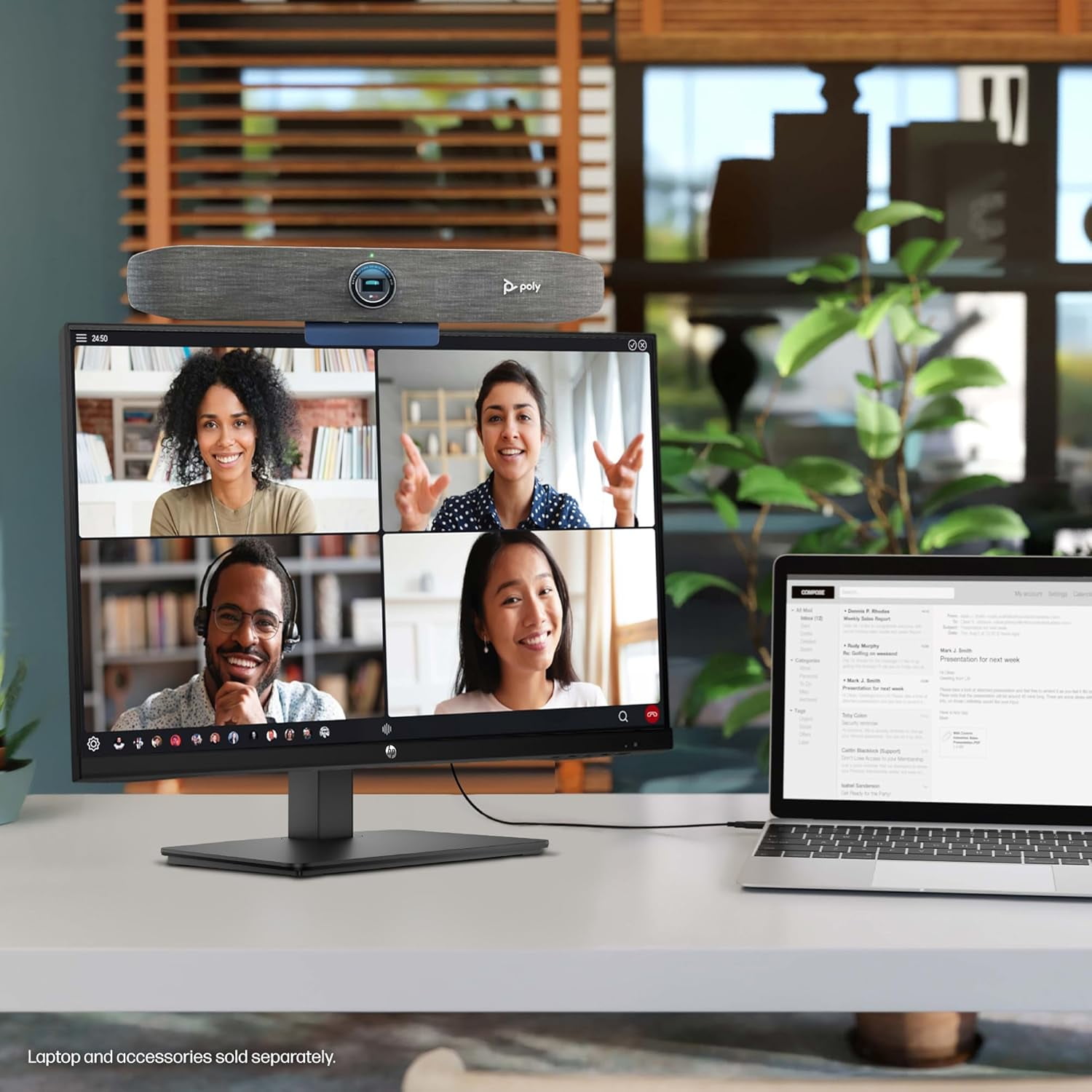 HP 27-inch FHD IPS Monitor | 100Hz, Built-in Dual Speakers, Eyesafe Certification, Tilt-Adjustable Stand, HDMI & DisplayPort, Borderless Design, w/HDMI