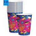 thumbnail image 3 of Hanukkah Cups - Hanukkah Paper Goods - 9 oz - 10 Pack, 3 of 6