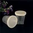 thumbnail image 3 of Lefu 10PCS Measuring Cup With Lid Transparent Plastic Graduated Measuring Cup, 3 of 8