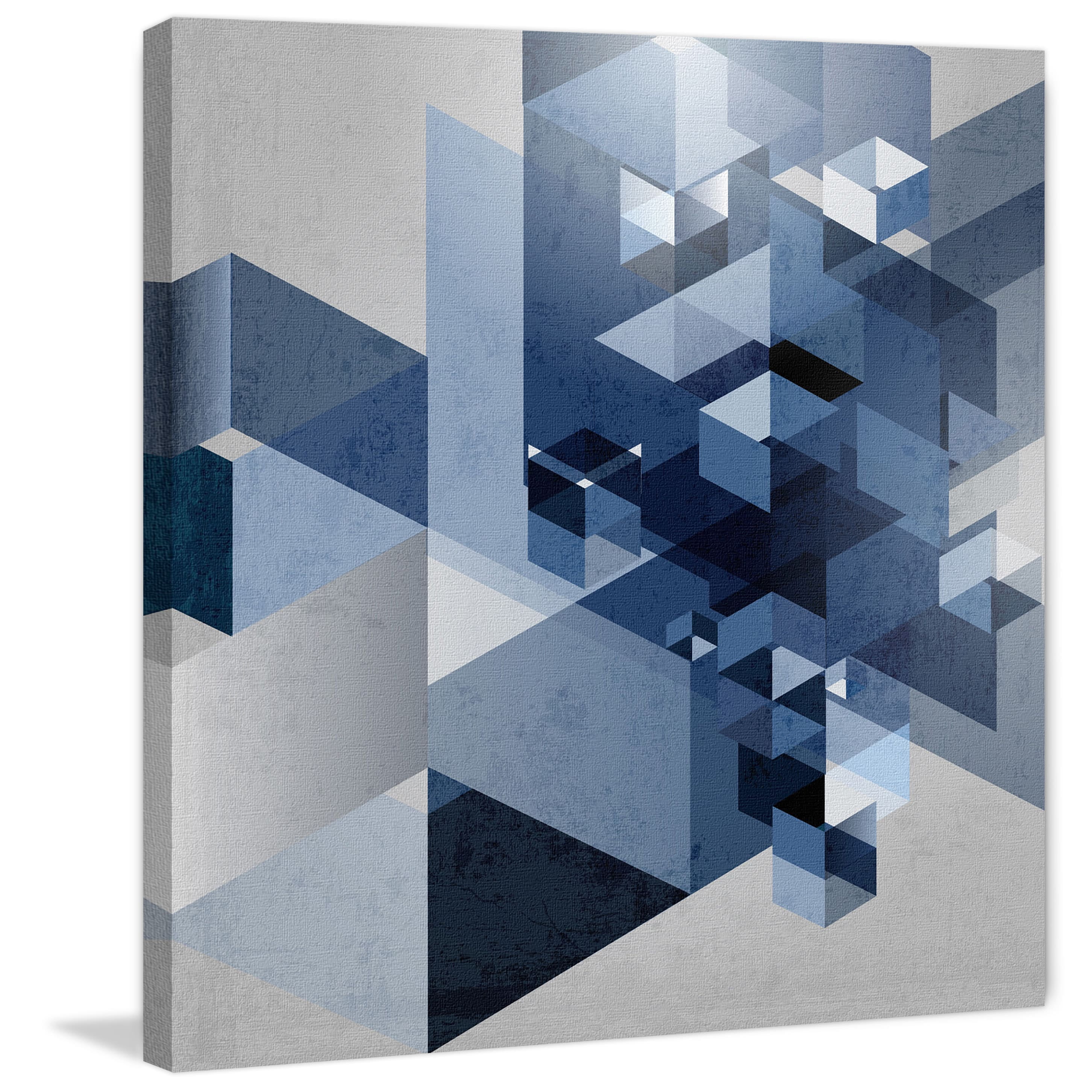 "Jumping Form" Painting Print on Wrapped Canvas