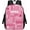 Pink, variant on Custom Name 17.7 Inch Casual Backpack, Personalized Lightweight Laptop Backpack Casual Daypack Travel Bag for Men Women