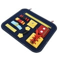 thumbnail image 4 of Juguete de entrenamiento con hebilla de tablero, tablero sensorial educativo, juguete de desarrollo de inteligencia para bebés, tablero sensorial educativo, eficiencia óptima, 4 of 14