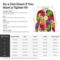 thumbnail image 5 of Uemuo Brightly Colored Cupcakes Pattern Women's Full Zip UPF 50+ Sun Protection Hoodie Jacket Long Sleeve Sun Shirt Hiking Outdoor Performance with Pockets-Small, 5 of 9