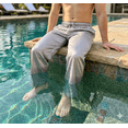 thumbnail image 2 of Up2date Fashion Men's Satin Silk Pajama Pant PJ Bottoms Comfy Lounge Sleep Pants with Pockets & Drawstring, 2 of 3