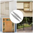 thumbnail image 3 of OULII 2Pcs Outdoor Hinges Silver Heavy Duty for Gate Hardware Support, 3 of 7