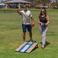 thumbnail image 7 of GoSports 3 x 2 ft Barnwood Design Cornhole Game Set - Includes Two 3 x 2 ft Boards, 8 Bean Bags, and Carry Case, 7 of 7