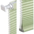 thumbnail image 2 of LazBlinds Cordless Cellular Shades, No Tools No Drill Light Filtering Honeycomb Shades Pleated Blinds for Windows, 21'' W x 64'' H, Green, 2 of 5