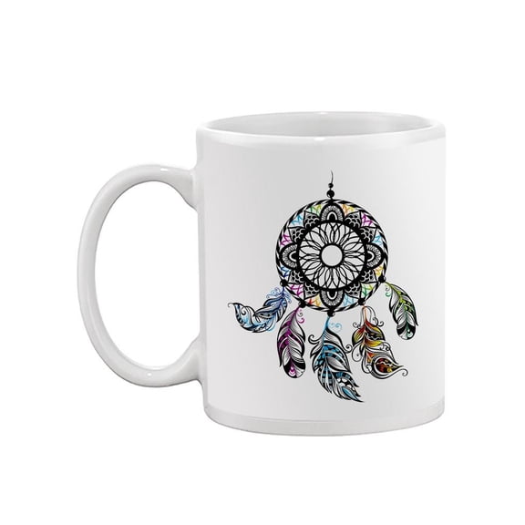 Dream Catcher Bold Outline Mug -Image by Shutterstock,