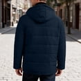 thumbnail image 5 of MaFYtyTPR Men's Hooded Puffer Jacket Winter Warm Zipper Jackets Fashion Solid Color Thick Padded Coats with Pockets Z-Blue XL, 5 of 9
