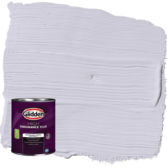 Glidden HEP Lavender Haze / Purple Semi-Gloss Interior Paint with Primer, 1 Quart