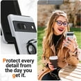 thumbnail image 4 of KOMI for Google Pixel 7 Case, Slim Fit Shockproof Protective Case for Pixel 7, Military-Grade Drop Protection with Ring Kickstand [Magnetic Car Mount Feature] Case for Google Pixel 7-Silver, 4 of 5