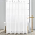 thumbnail image 4 of RV Shower Curtain Liner with 3 Magnets - 47" x 64" Camper Shower Curtain for Travel Trailers, Waterproof PEVA Liner for Camping Stall, PVC Free, Metal Grommets - Clear, 47x64, 4 of 5