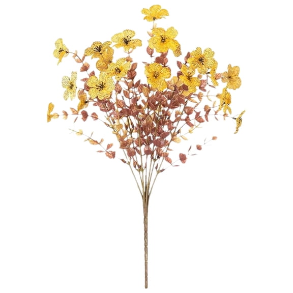 1Pc Artificial Fall Flower Fall Plastic Artificial Flower For Living Room,Plastic (C)