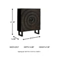 thumbnail image 3 of Signature Design by Ashley Fosterman Black Accent Cabinet, 3 of 11