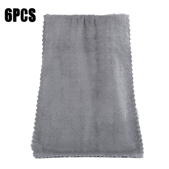 Microfiber Facial Cloths 6 Pack Fast Drying Premium Soft Highly Absorbent Makeup Remover Washcloth