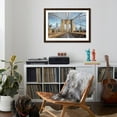 thumbnail image 4 of Art.com Brooklyn Bridge Photographic Print by Alan Blaustein, Brown Frame Wall Art, 44" x 32", 4 of 5