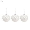 thumbnail image 2 of 3Pcs/Set Christmas Style Hanging Decor Decorative Polystyrene Styrofoam Glitter Beautiful Hanging Ball Decor for Home, 2 of 9