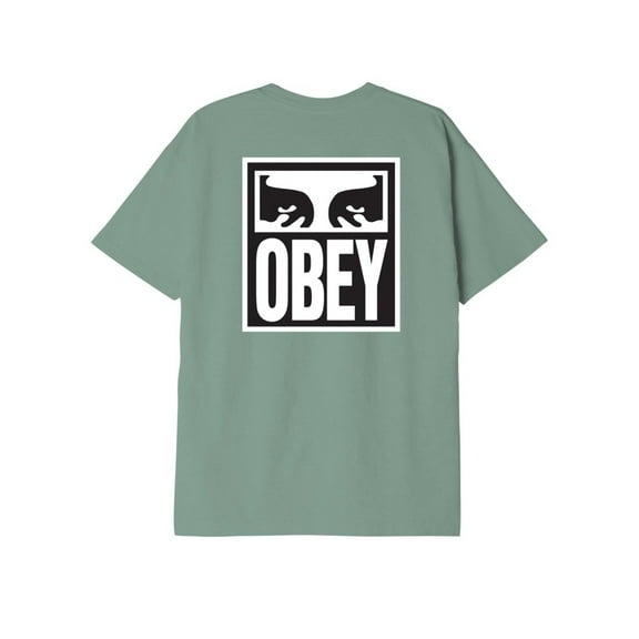 Obey Mens Obey Eyes Icon 2 Classic Box T-Shirt Jade 166912142