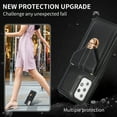thumbnail image 3 of Crossbody Wallet Women Case for Samsung A32 5G,[RFID Blocking] Credit Card Holder with Should Strap,Premium PU Leather Purse Metal Buckle Folio Flip Cover for Samsung Galaxy A32 5G, Black, 3 of 8