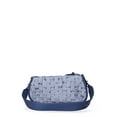 thumbnail image 3 of No Boundaries Women's Buckle-Detailed Saddle Mini Bag Denim, 3 of 6
