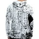 thumbnail image 2 of Camisas WELIGU para hombre con protección solar, camisa de pesca para hombre, UPF 50+, que absorbe la humedad, rashguard, natación, correr, blanco y negro, XL, 2 of 6