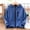 Blue, variant on Liyamei Kids Fleece Jacket Winter Warm Coats For Boys Girls Hooded Outerwear Thickened Windproof Soft Comfortable Casual Sports Boys Ski Jacket Size 6-7 Years