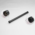 thumbnail image 2 of Tubo extensible de ducha negro de 30 cm de longitud, tubo mezclador de ducha, tubos de ducha para baño, 2 of 5