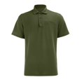 thumbnail image 3 of Men's Casual Short Sleeve Polo Shirts Classic Button Summer Collared Golf Top T-Shirt with Pocket Green S by Awwp, 3 of 9
