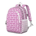thumbnail image 2 of Cute Cartoon Poodle Dogs Backpack for School,Cute School Bag,Schoolbag with Adjustable Shoulder Straps & Padded Back,15"x11.42"x5.5", 2 of 6