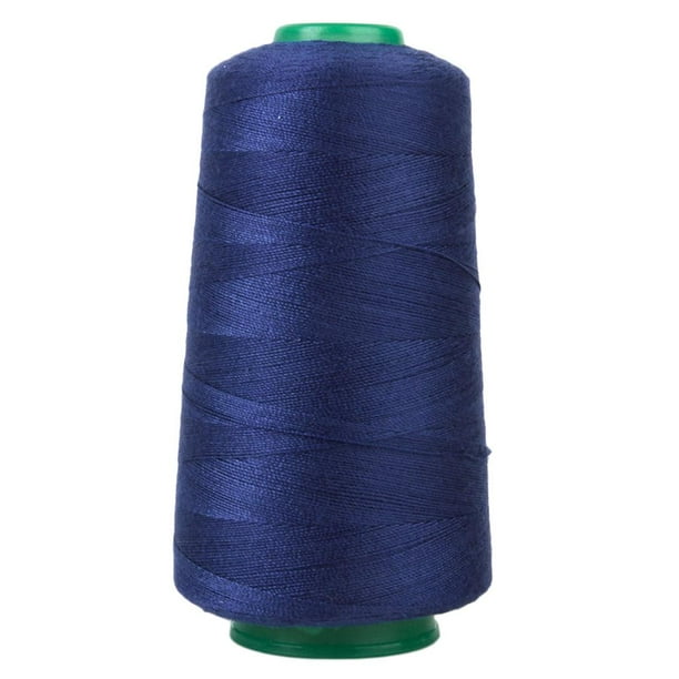 1 carrete de hilo de coser jeans para máquina de coser a mano 2S/2, herramientas de costura DIY Azul mavy