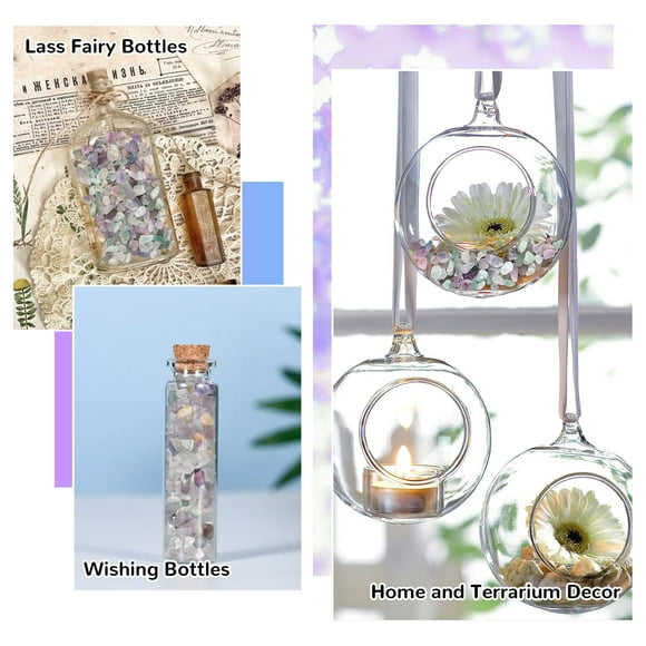 VONKY Wide Applications For Colourful Fluorite Polished Gravel Stone Colourful Fluorite Stone Gift Choice