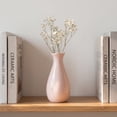 thumbnail image 6 of Unique Bargains Small Ceramic Bud Modern Cylinder Vase Pink 2.4"L x 2.4"W x 5.1"H, 6 of 7