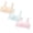 Pink 1PCS & Beige 1PCS & Light Green 1PCS, variant on Double-Layer Cotton Training Bras for Girls 8–14, Natural Cami First Bra with Adjustable Straps