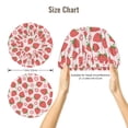 thumbnail image 5 of Pofeuu Strawberry Flower Print Silk Bonnet for Sleeping, Satin Hair Bonnets, Soft Elastic Band Silk Sleep Cap, Hair Wrap, 5 of 6