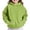 Green #156, variant on Kids' Hoodie Kangaroo Pocket Long Sleeve Casual Pullover Basic Comfortable Classic Solid Color Fall Top