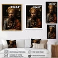 thumbnail image 4 of Designart "Poetic African Women II" African American Floater Framed Wall Decor, 4 of 7
